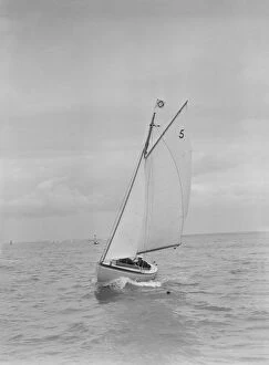 Sailing Boat Gallery: The Yarmouth One Design Greywing, 1922. Creator: Kirk & Sons of Cowes