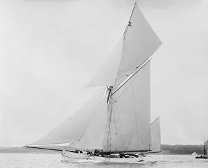 Lee Bow Gallery: The yawl Gertrude sailing close-hauled. Creator: Kirk & Sons of Cowes