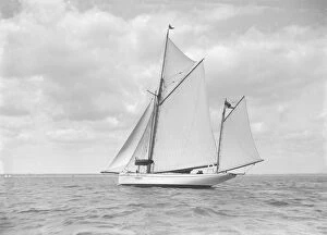 Kirk And Sons Of Cowes Gallery: The yawl Pleiad under sail, 1911. Creator: Kirk & Sons of Cowes