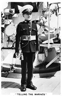 Images Dated 7th July 2007: Young bugler of the Royal Marines, 1937