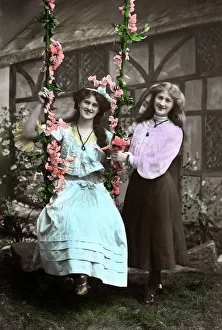 Zena (1887-1975) and Phyllis (1890-1975) Dare, English actresses, 1906 Zena (1887-1975) and Phyllis (1890-1975) Dare, English actresses, 1906