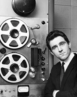 Anthony Newley in the recording studio Anthony Newley in the recording studio