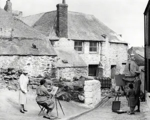 Artists at work in St Ives, Cornwall 1930s Artists at work in St Ives, Cornwall 1930s