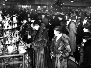 Derry Prints: Derry and Toms Christmas Print 1935