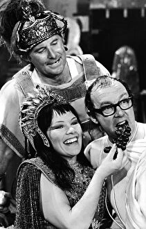 Images Dated 12th May 1971: Eric Morecambe and Ernie Wise filming their Christmas TV special with Glenda Jackson