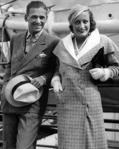 Joan Crawford and Douglas Fairbanks Jr. Print 1932