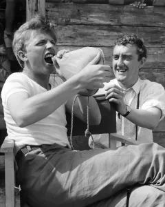 Tommy Steele and Bernard Cribbins Print 1959