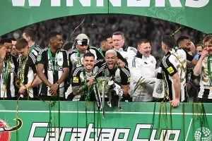 Prints of Carabao Cup final, Wembley. Liverpool 1 v Newcastle 2 Northern Ireland Prints: Carabao Cup Final 2025 Print: Liverpool v Newcastle at Wembley