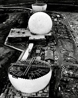 Fylingdales under construction 1962 Fylingdales under construction 1962