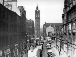 Trams Gallery: Glasgow Cross 1950