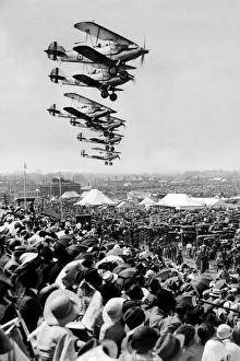 Hawker Audax in formation at Hendon 1935 Hawker Audax in formation at Hendon 1935