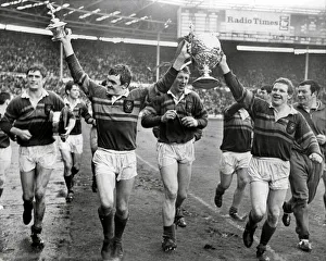 Leeds players with the Rugby League Challenge Cup 1968 Leeds players with the Rugby League Challenge Cup 1968