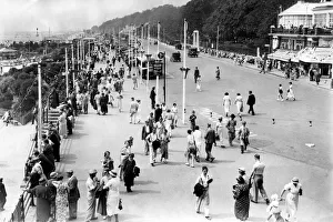 The promenade at Westcliffe-on-Sea in Essex in 1935 The promenade at Westcliffe-on-Sea in Essex in 1935
