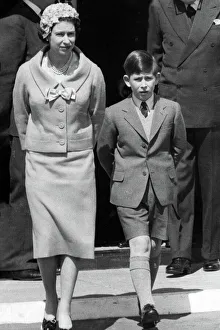 Queen Elizabeth II with Prince Charles Queen Elizabeth II with Prince Charles