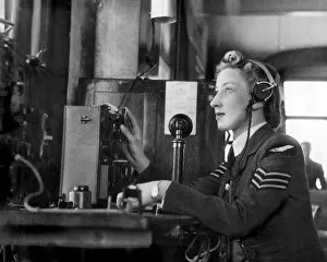 Commonwealth Gallery: A radio operator at work