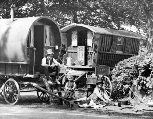Caravan Prints: Gypsy Caravan Print, 1933