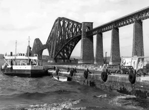 Forth Bridge Prints: The Sir William Wallace Ferry Boat Print 1957