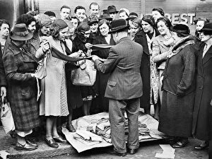 Wartime street trader