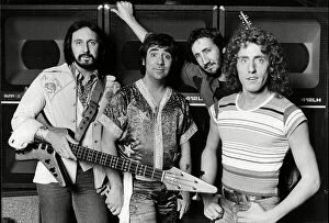 Bands Gallery: The Who L to R John Entwistle, Keith Moon, Pete Townshend and Roger Daltrey