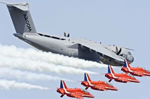 A400M and Red Arrows