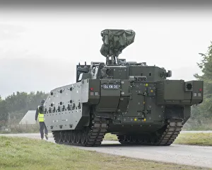 AJAX Armoured Vehicle at a 3 Div Combined Arms Manoeuvre Demonstration AJAX Armoured Vehicle at a 3 Div Combined Arms Manoeuvre Demonstration
