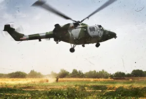 Herrick Gallery: Army Air Corps Lynx Mk9A Helicopter Lifts Off During Op Omid Haft in Afghanistan