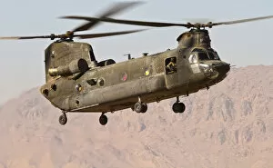 Images Dated 12th December 2011: US Army Chinook at Kandahar Airfield