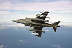 Images Dated 13th January 2002: The British Aerospace Harrier is used by the RAF in the close air support role