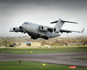 Aircraft Gallery: C17 Transport Aircraft Taking Off from RAF Brize Norton