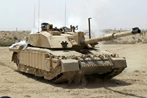Tank Gallery: Challenger 2 Main Battle Tank patrolling outside Basra, Iraq