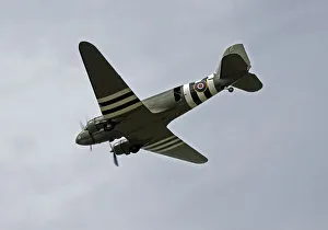 The Dakota passes overhead during her display with a friendly wave from the Air-Loadmaster The Dakota passes overhead during her display with a friendly wave from the Air-Loadmaster
