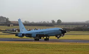 First Rivet Joint Aircraft Lands at RAF Waddington
