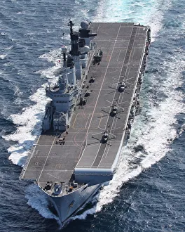 HMS Illustrious at Speed HMS Illustrious at Speed