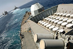 Images Dated 18th March 2008: HMS Montrose off Taranto, Italy showing her weapon systems