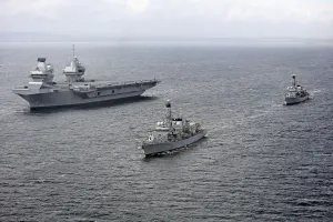 HMS Queen Elizabeth conducts vital system tests off the coast of Scotland HMS Queen Elizabeth conducts vital system tests off the coast of Scotland