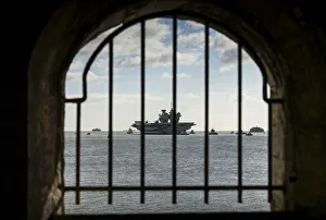 Hms Queen Elizabeth Leaves Portsmouth for Helicopter Trials Hms Queen Elizabeth Leaves Portsmouth for Helicopter Trials