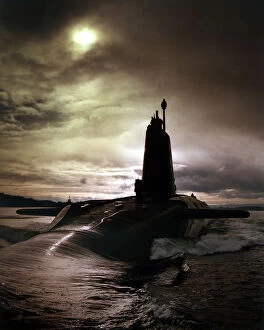 HMS VIGILANT. Nuclear powered Trident Submarine.CLYDE AREA OF SCOTLAND.03/04/1996