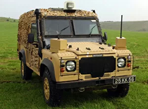 Images Dated 17th September 2008: The Land Rover Snatch Vixen vehicle on show
