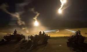 Images Dated 20th January 2016: Light Dragoons Firepower on Warcop Ranges