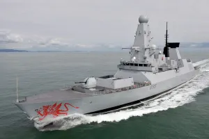 Warship Prints: Print of Royal Navy Type 45 Destroyer HMS Dragon