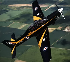 Images Dated 26th August 2004: An RAF Tucano of No1 FTS (No1 Flying Training School), based at RAF Linton-on-Ouse