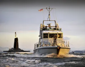 Royal Navy P2000 Patrol Boat HMS Dasher Escorts HMS Vanguard Royal Navy P2000 Patrol Boat HMS Dasher Escorts HMS Vanguard