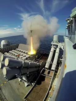 Images Dated 15th August 2013: Sea Wolf Missile Firing