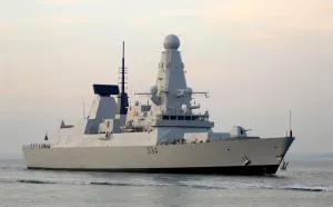 Type 45 Destroyer HMS Diamond Enters Portsmouth for the First Time Type 45 Destroyer HMS Diamond Enters Portsmouth for the First Time