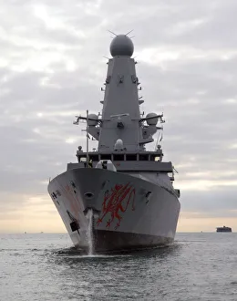 Type 45 Destroyer HMS Dragon Enters Portsmouth for the First Time Type 45 Destroyer HMS Dragon Enters Portsmouth for the First Time