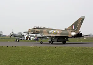 Typhoon with a commemorative paint scheme for the 75th anniversary of the Battle Typhoon with a commemorative paint scheme for the 75th anniversary of the Battle