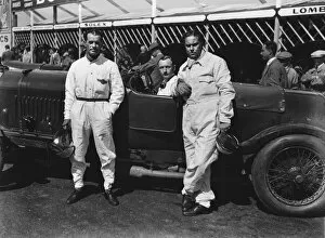 Images Dated 11th September 2012: 1928 Le Mans 24 hours - The Bentley Boys: Bentley boys left-to-right: Frank Clement
