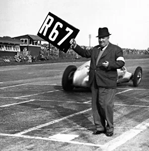 Images Dated 10th June 2005: 1937 British Grand Prix Donington. Alfred Neubauer Portrait