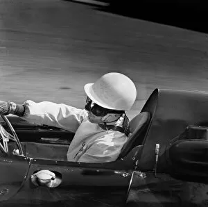 Images Dated 13th July 2010: 1959 Monaco Grand Prix: Stirling Moss, retired, action
