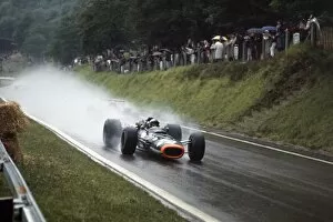 Images Dated 23rd August 2012: 1968 French Grand Prix - Pedro Rodriguez: Rouen-les-Essarts, France. 7 July 1968